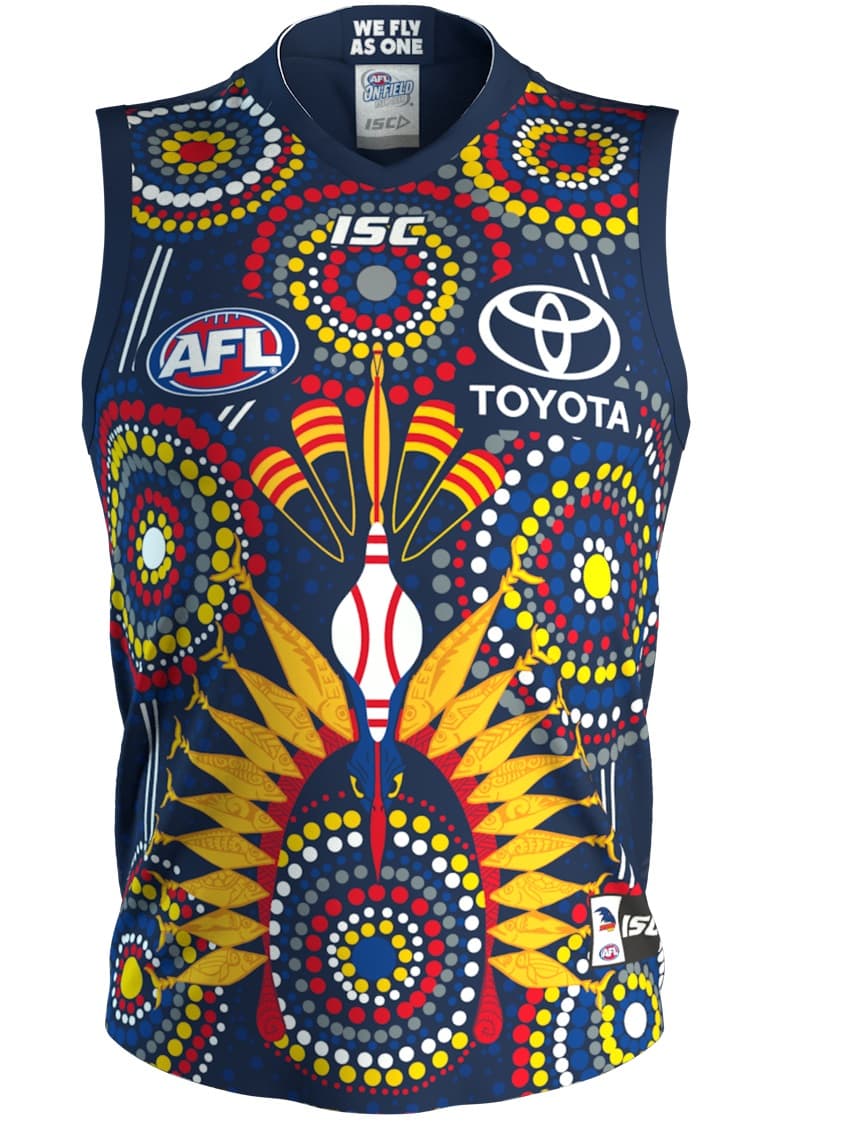 Adelaide Crows 2019 Mens AFL Indigenous Guernsey