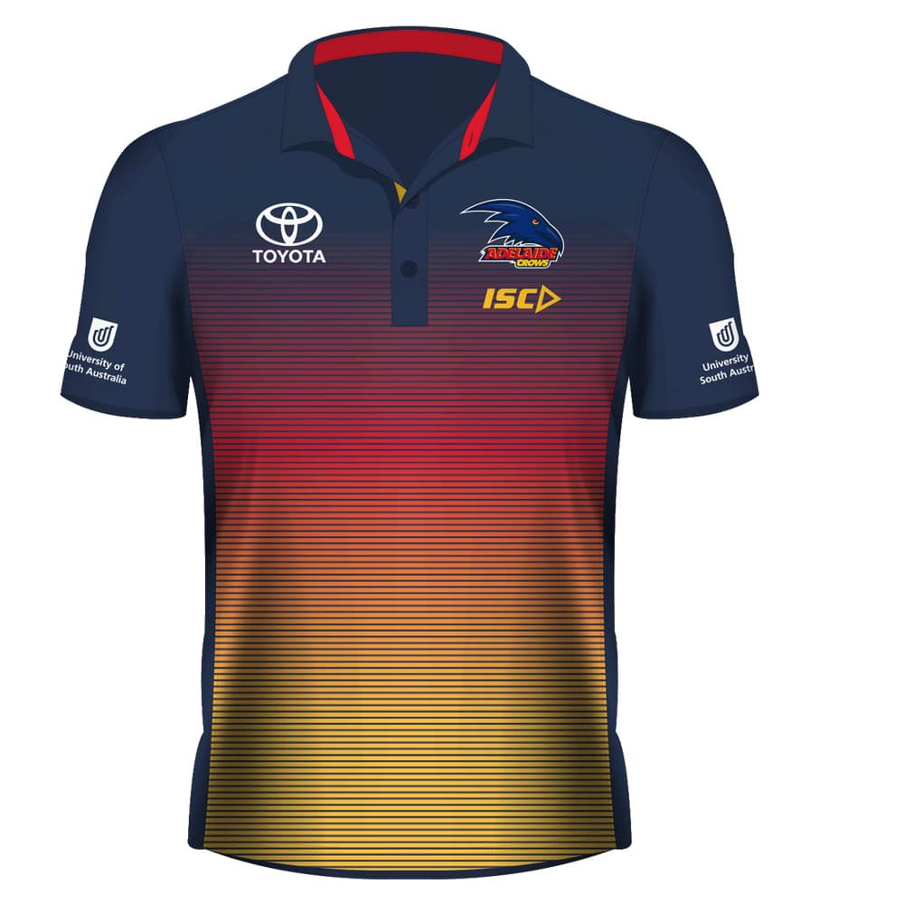 Adelaide Crows AFL Sublimated Polo Shirt