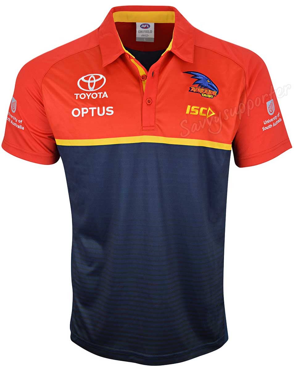 Adelaide Crows AFL Mens Performance Polo Shirt