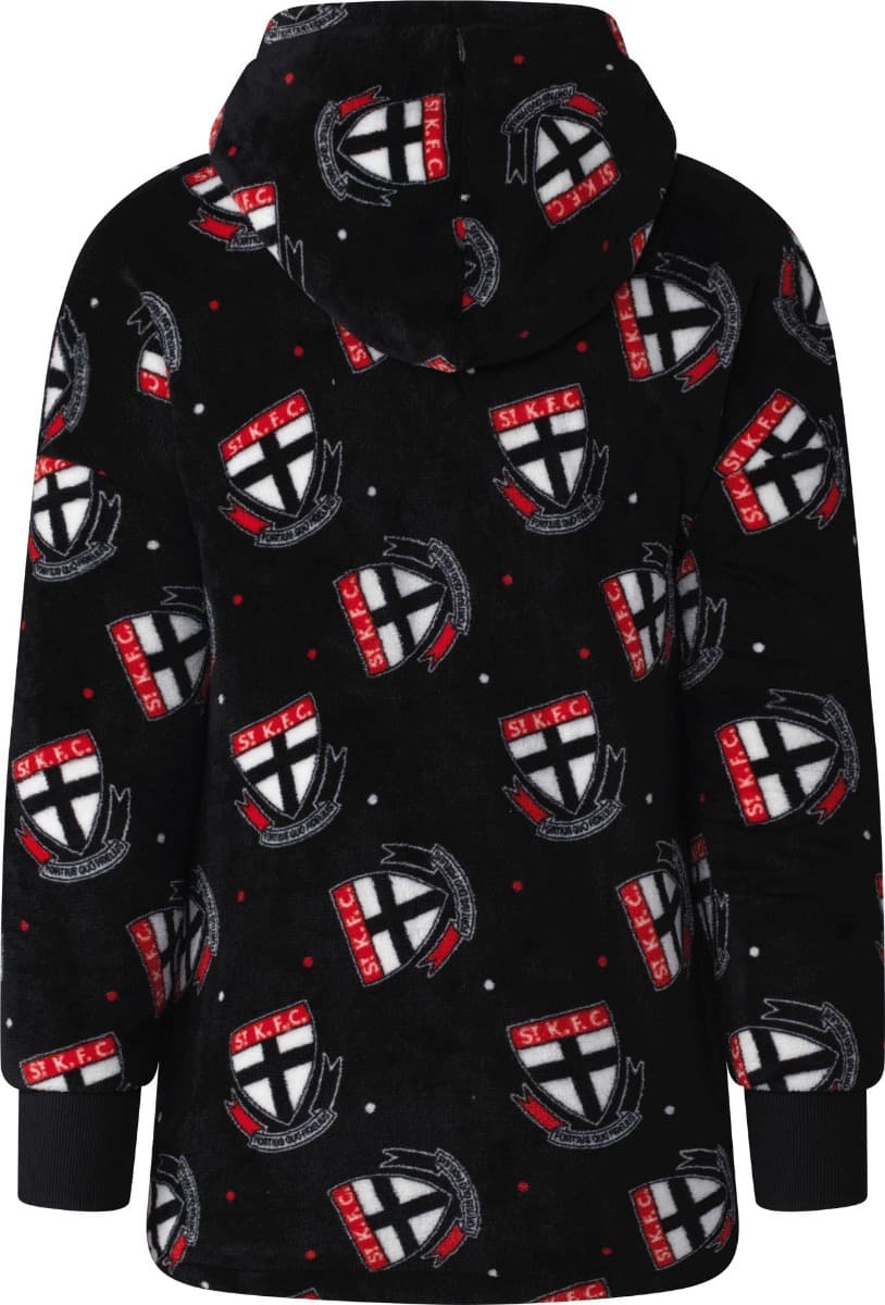 St Kilda Saints AFL Adults Oversized Flanket, Snugget, Onesie Hoody