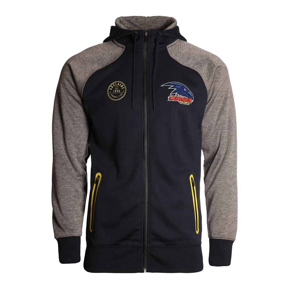 Adelaide Crows AFL Mens Premium Fleece Hoody Hood