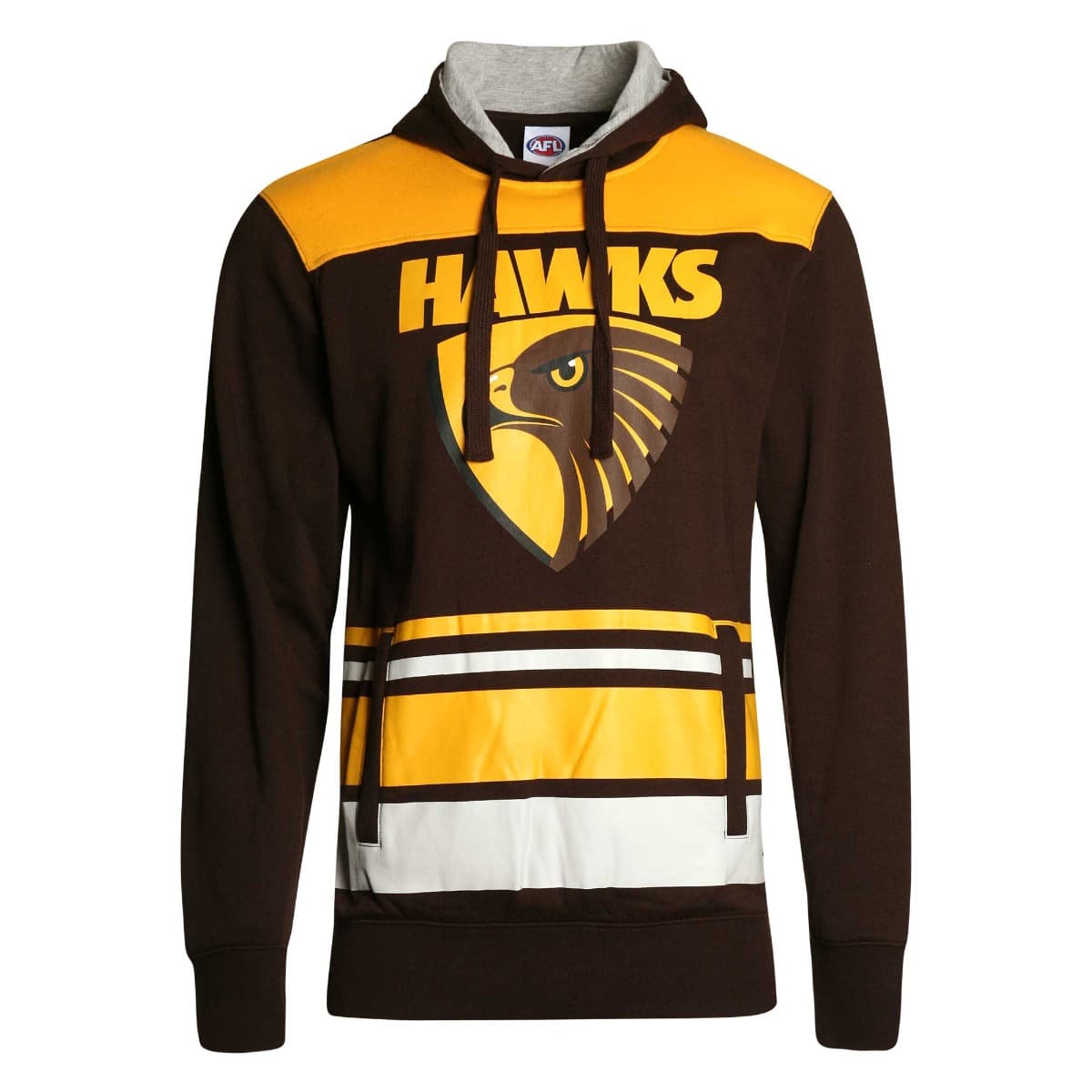 Hawthorn Hawks 2018 AFL Mens Supporter Hood Hawthorn Hawks 2018 AFL Mens Supporter Hood
