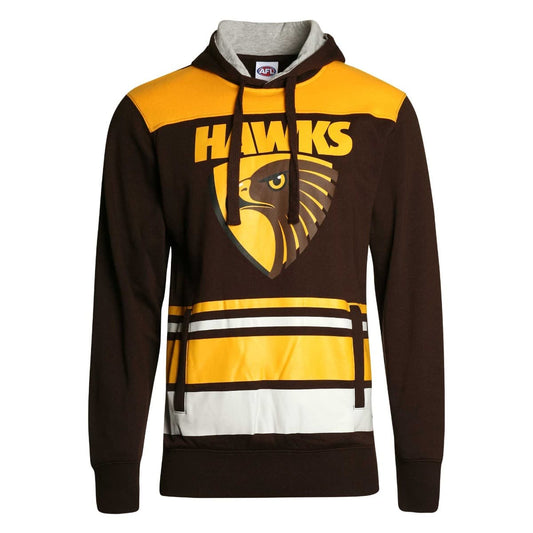 Hawthorn Hawks 2018 AFL Mens Supporter Hood Hawthorn Hawks 2018 AFL Mens Supporter Hood