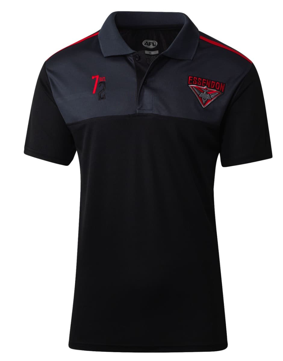 Essendon Bombers 2020 AFL Mens Premium Polo Shirt