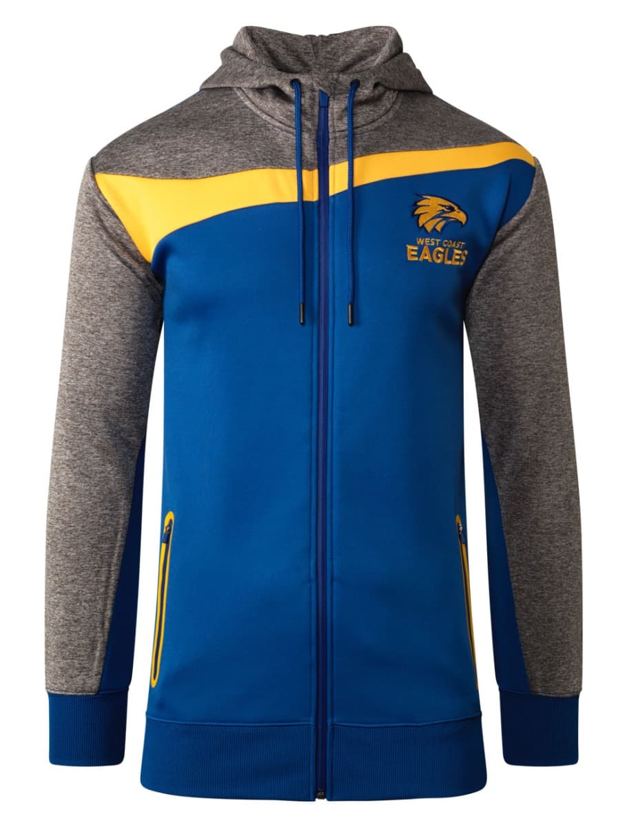 West Coast Eagles AFL Mens Premium Hood / Hoody