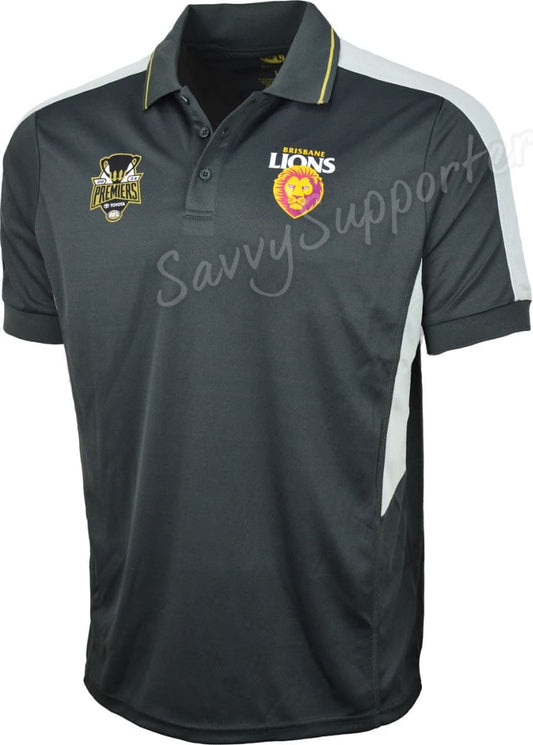 Brisbane Lions 2024 AFL Mens NAR Premiers Polo Shirt Brisbane Lions 2024 AFL Mens NAR Premiers Polo Shirt