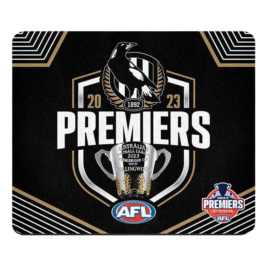 Collingwood Magpies 2023 AFL Premiers Phase 1 Mouse Mat