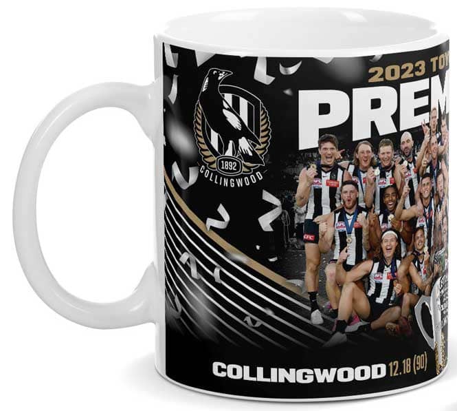 Collingwood Magpies 2023 AFL Premiers Team Photo Mug
