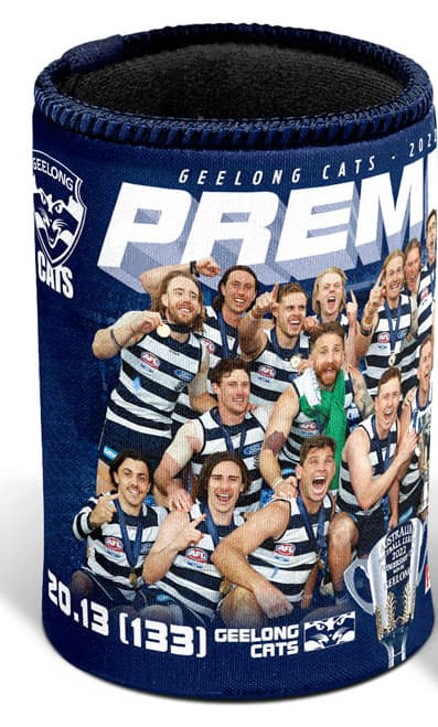 Geelong Cats 2022 AFL Premiers P2 Team Can Cooler