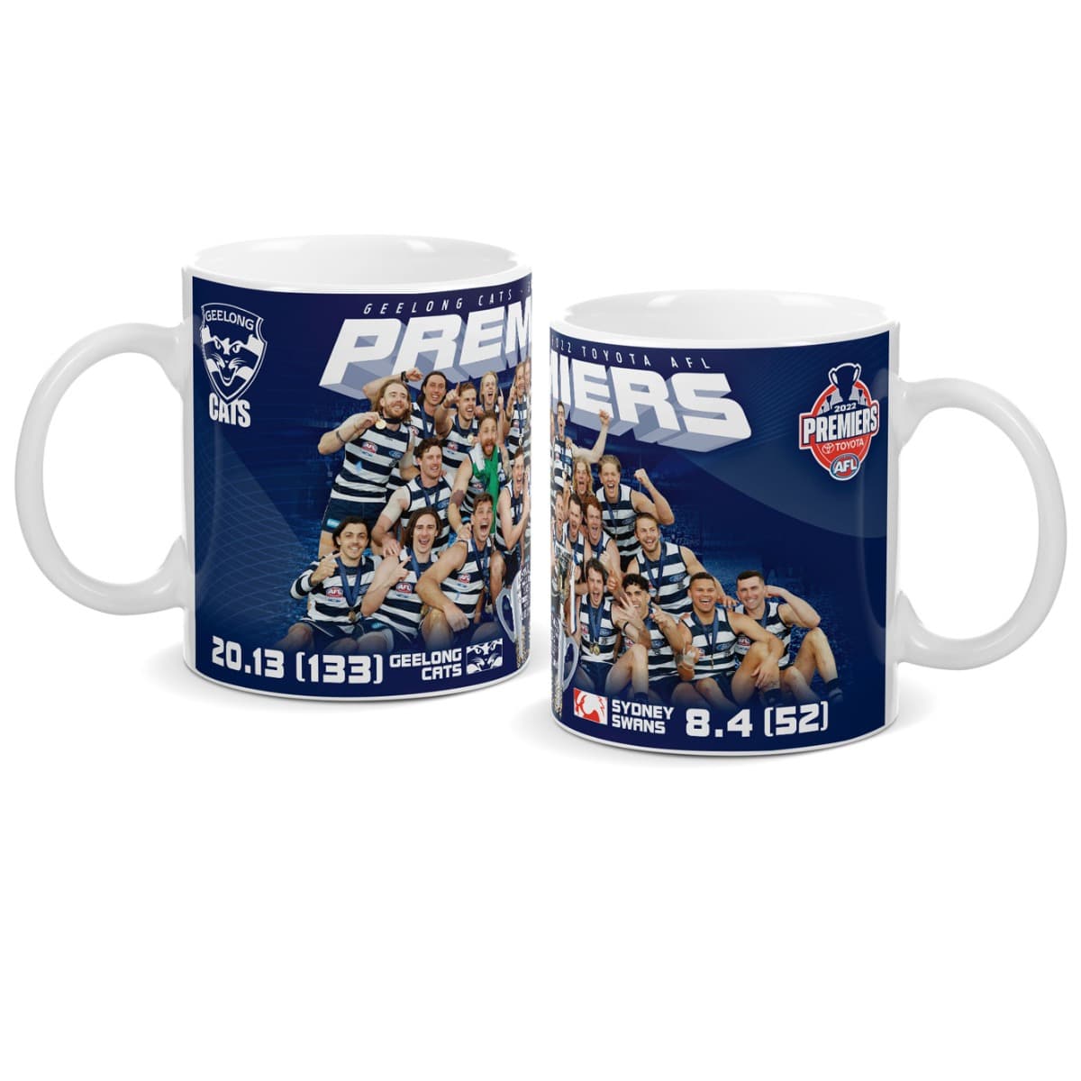 Geelong Cats 2022 AFL Premiers P2 Team Mug