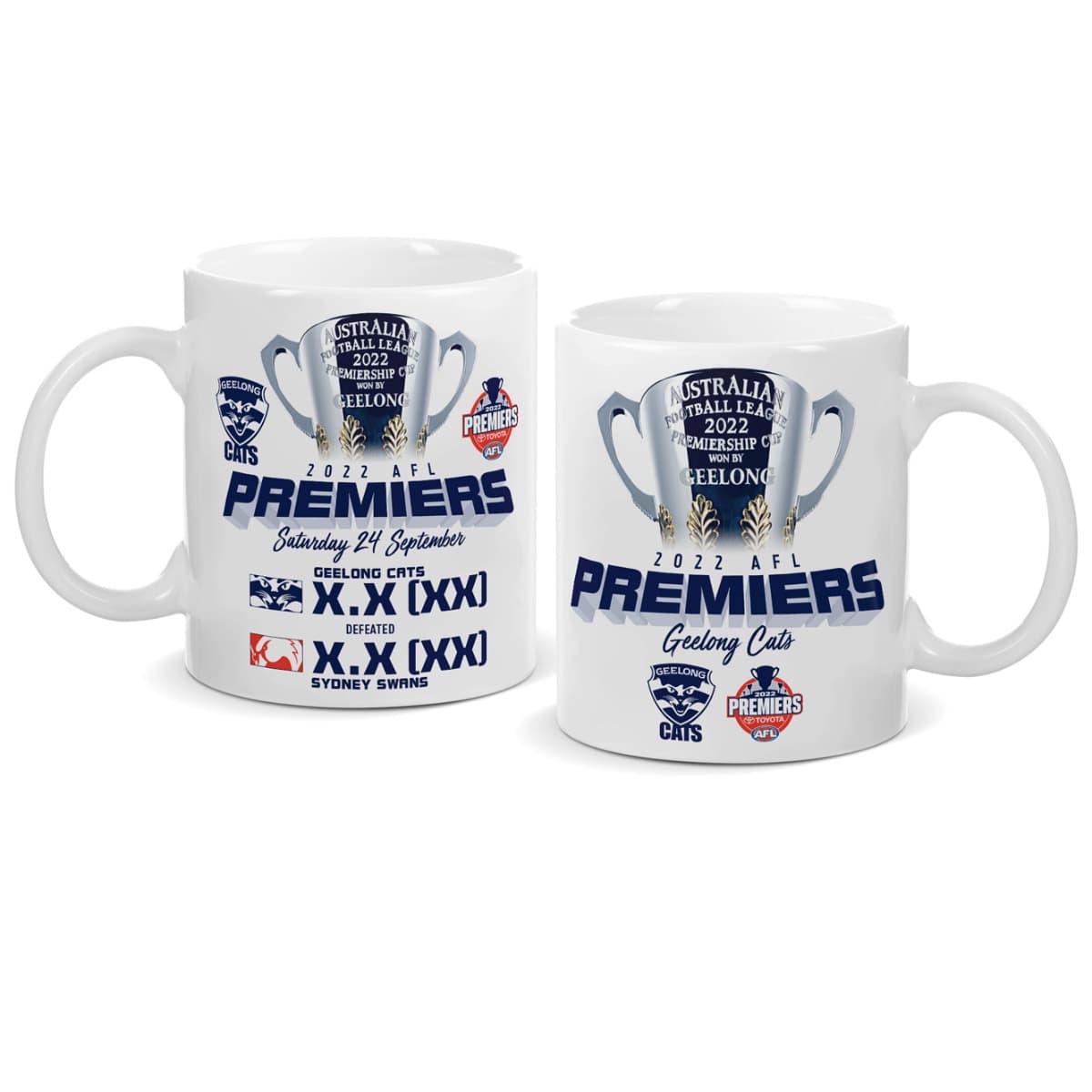 Geelong Cats 2022 AFL Premiers P1 Coffee Mug