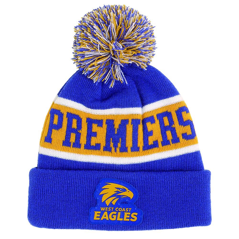 West Coast Eagles AFL Premiers Beanie