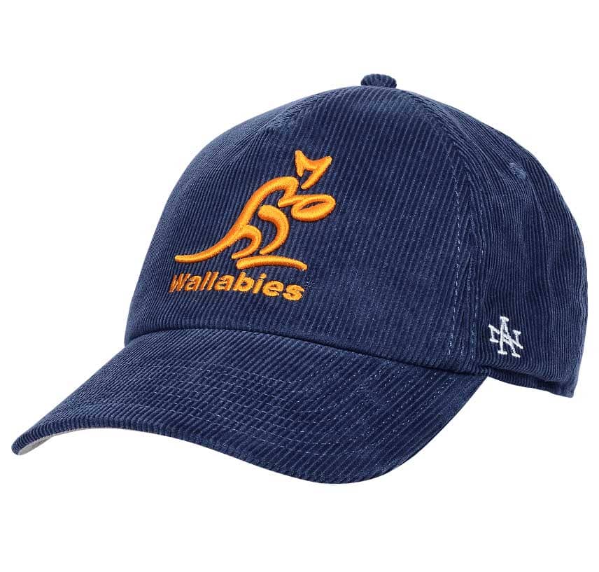 Australian Wallabies 2025 Union Navy Cord Cap