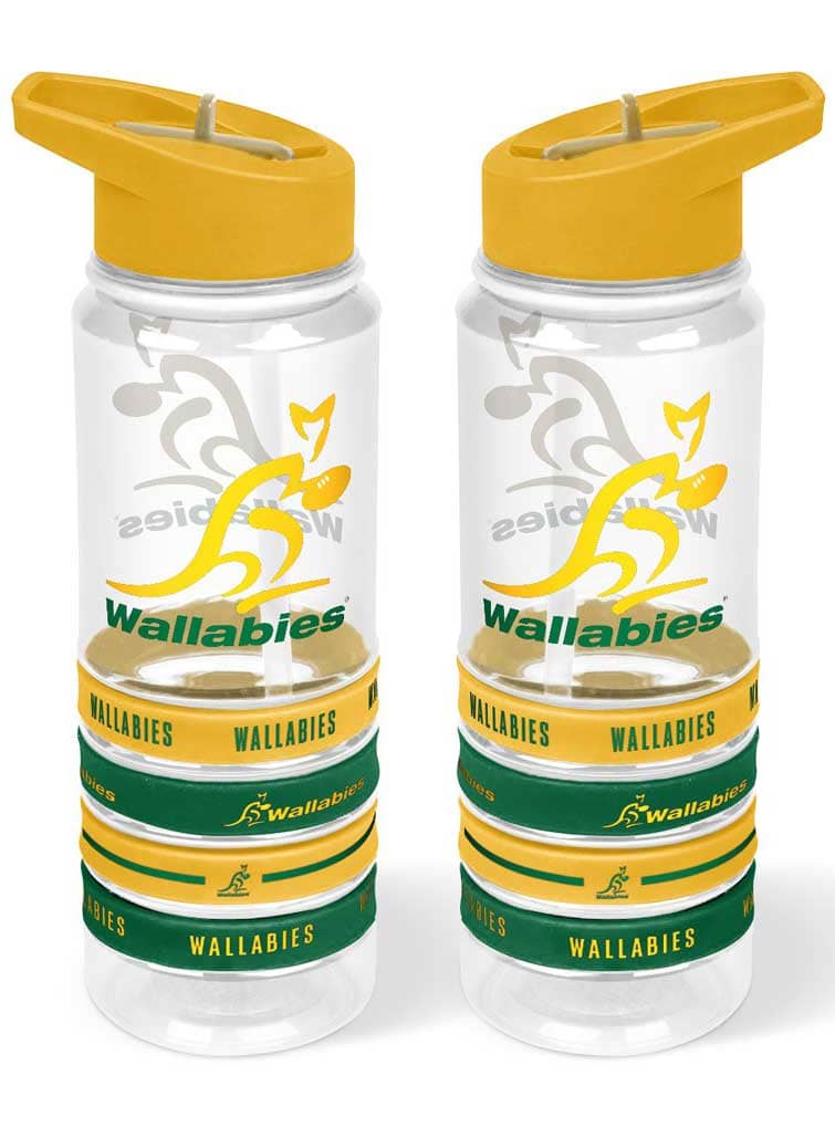 Australian Wallabies 650ml Tritan Bottle with Bands