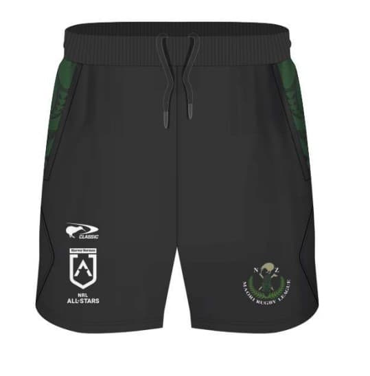 New Zealand Maori All Stars NRL Kids Training Shorts