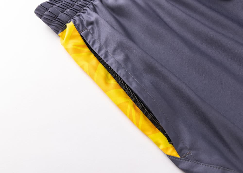 Australian Kangaroos 2025 NRL Mens Grey Performance Gym Shorts