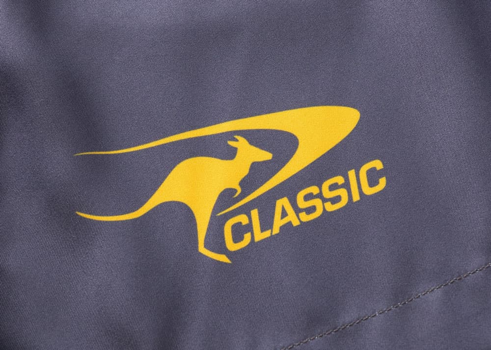 Australian Kangaroos 2025 NRL Mens Grey Performance Gym Shorts