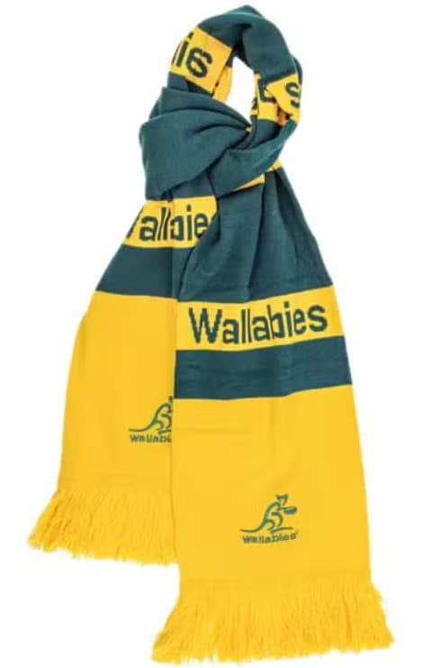 Australian Wallabies Adults Traditional Bar Scarf