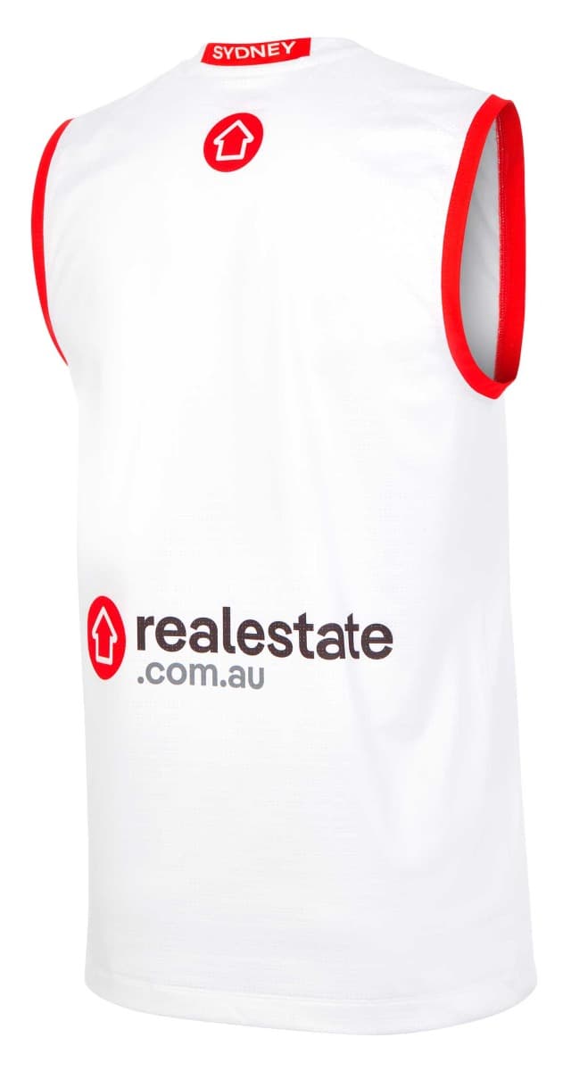Sydney Swans AFL Mens Away Guernsey