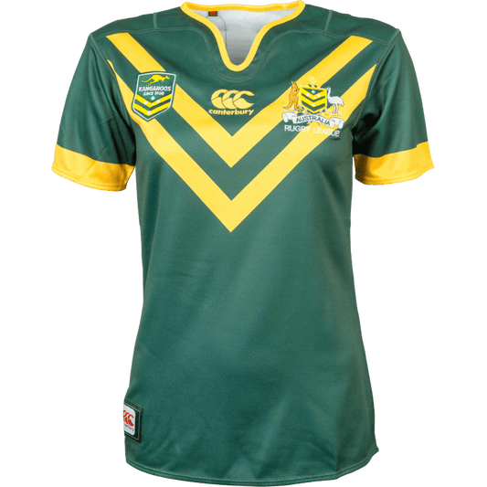 Australian Kangaroos On Field Ladies Jersey Australian Kangaroos On Field Ladies Jersey