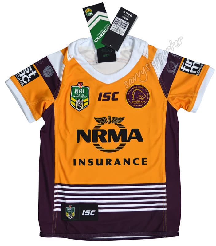 Brisbane Broncos 2018 NRL Kids Heritage Jersey