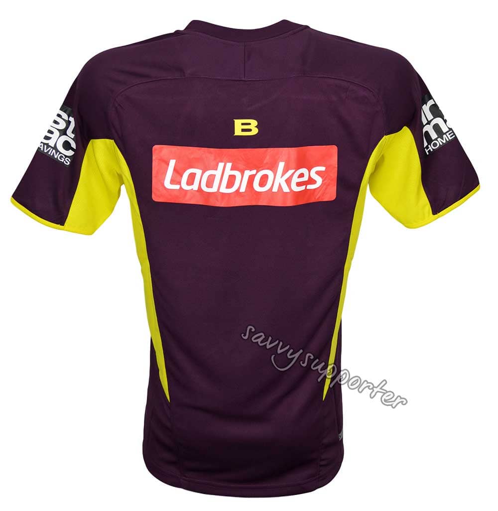 Brisbane Broncos NRL Maroon Training Shirt