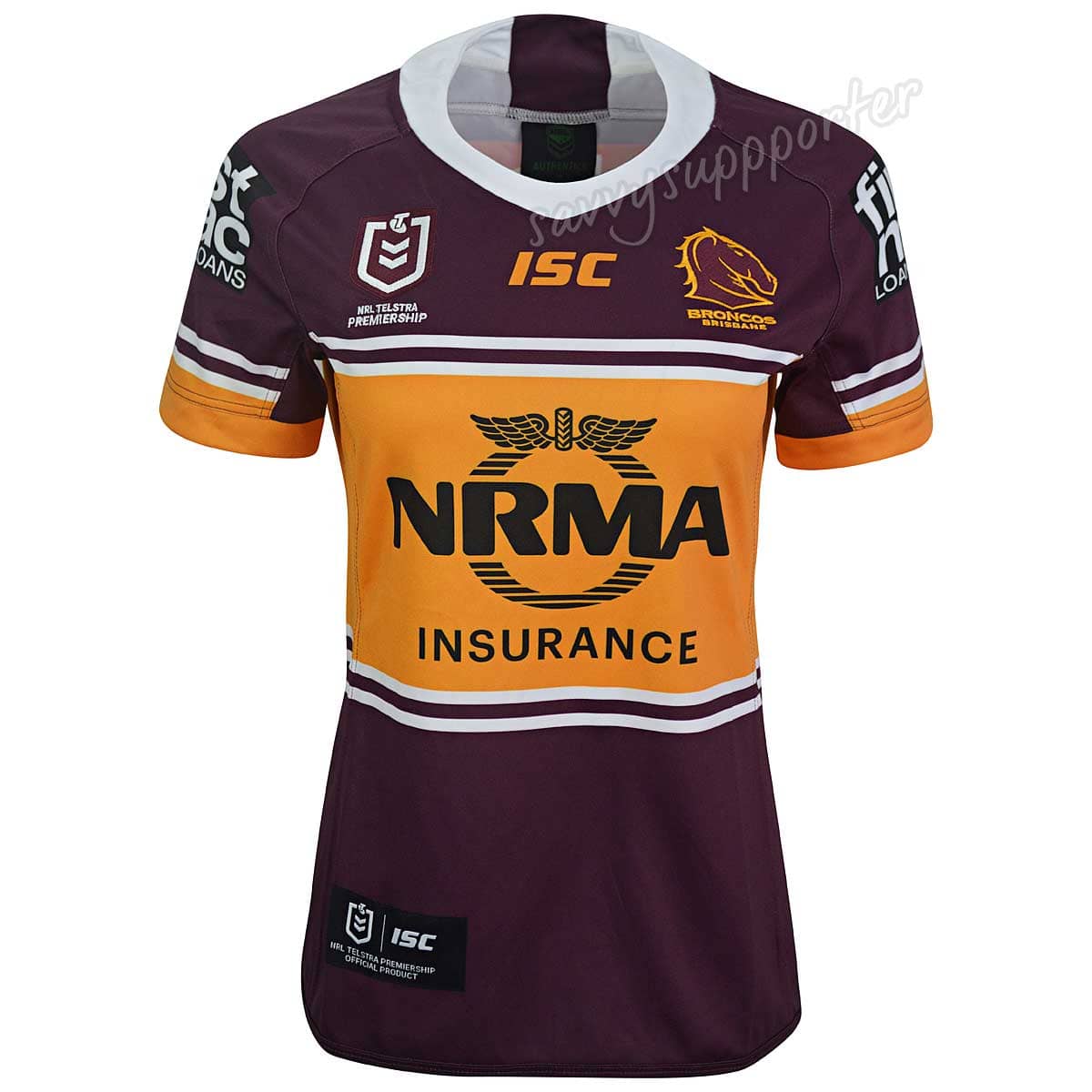 Brisbane Broncos NRL Ladies Home Jersey
