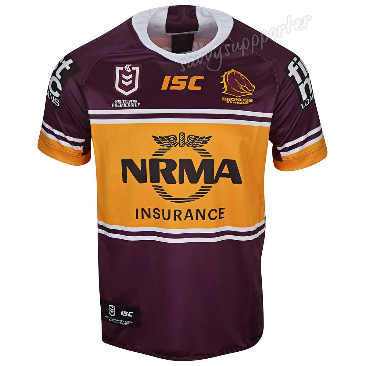 Brisbane Broncos Mens NRL Home Jersey