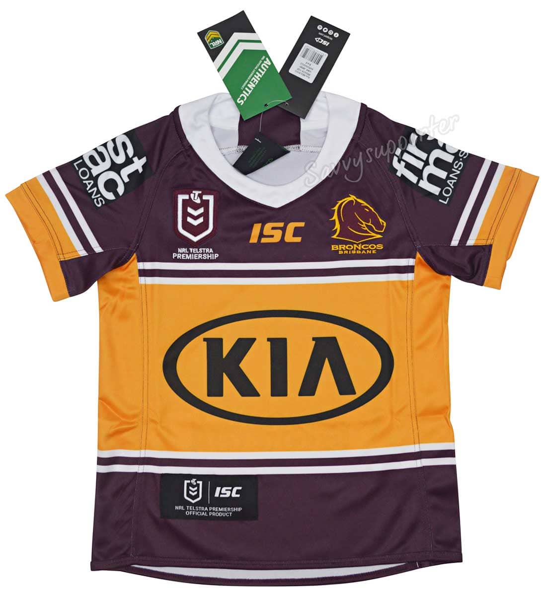 Brisbane Broncos Kids NRL Home Jersey