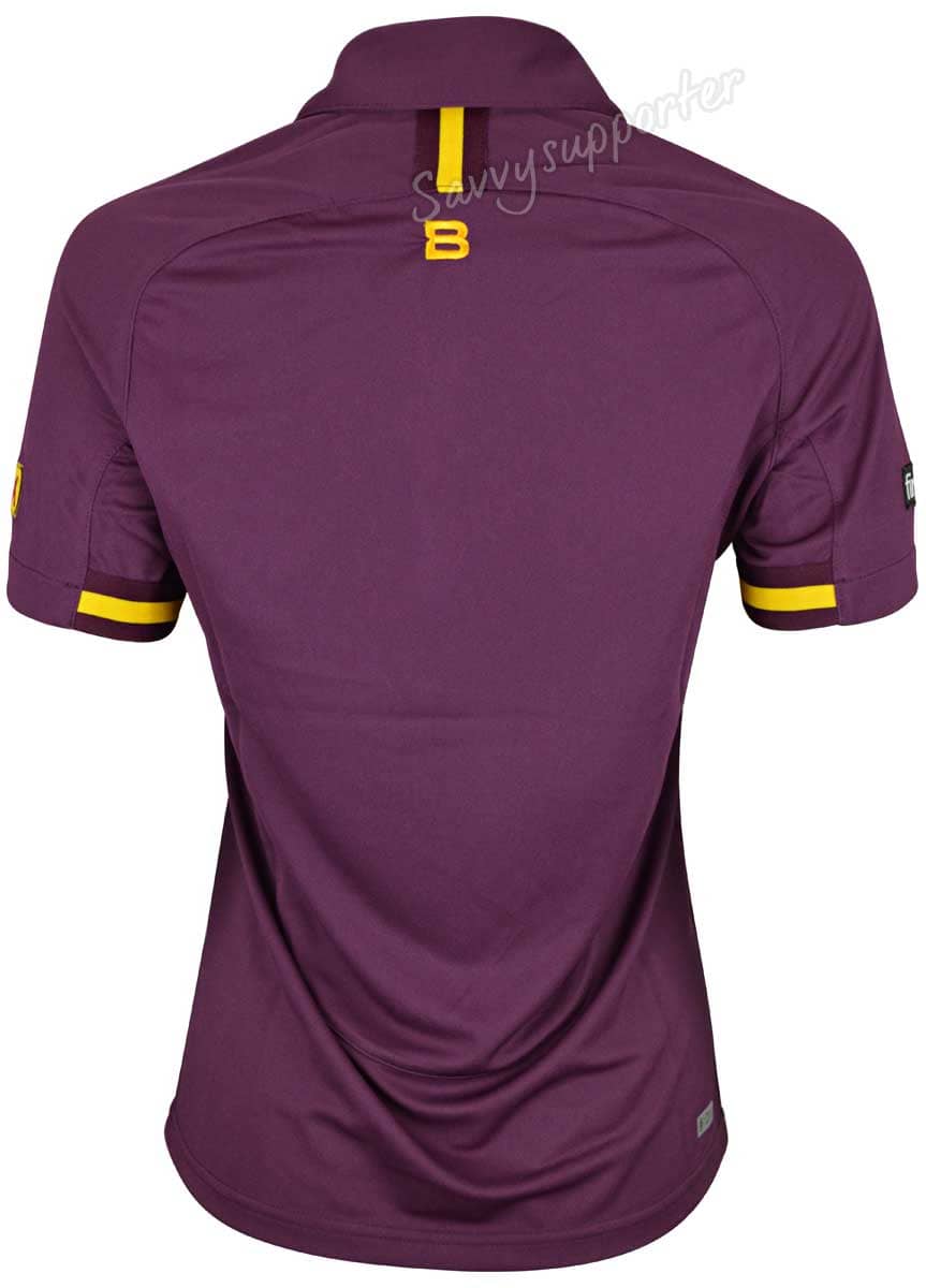 Brisbane Broncos NRL Ladies Media Polo Shirt