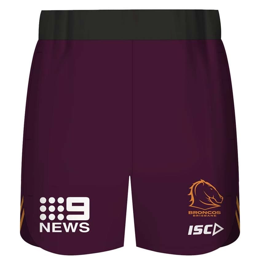 Brisbane Broncos 2020 NRL Kids Training Shorts