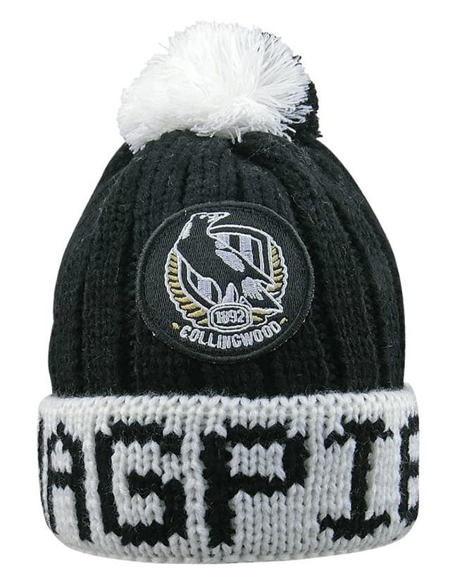 Collingwood Magpies AFL Hundo Beanie