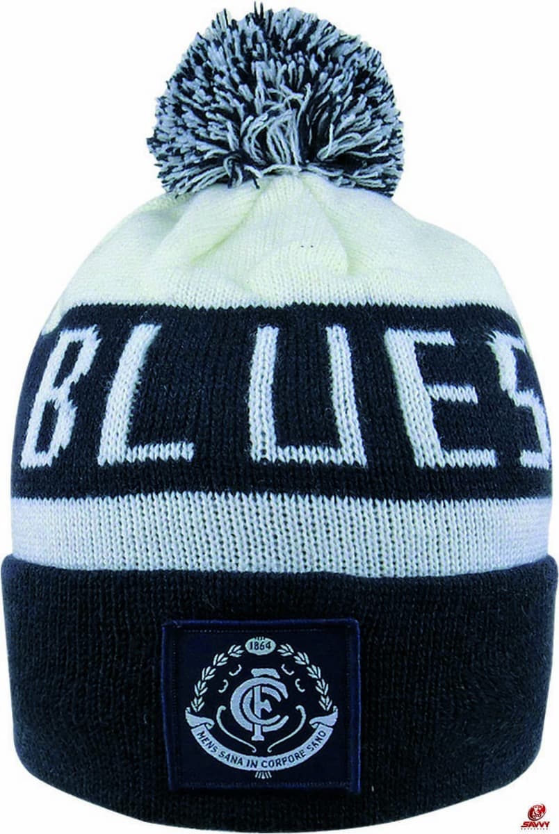 Carlton Blues AFL Bar Beanie Carlton Blues AFL Bar Beanie