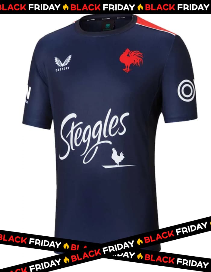 Sydney Roosters Castore NRL Mens Navy Training Shirt