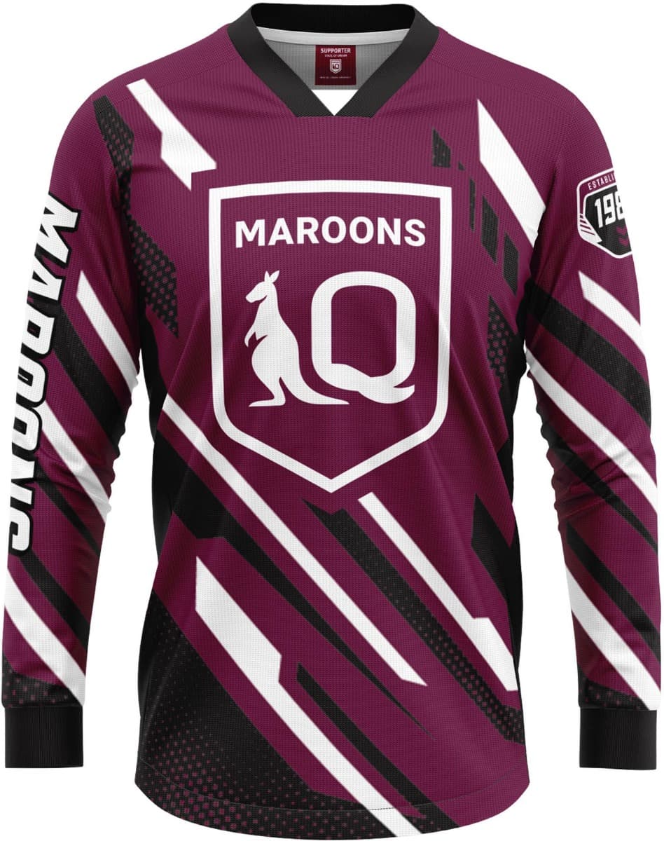 QLD Maroons State of Origin Mens Motor Cross MX Jersey
