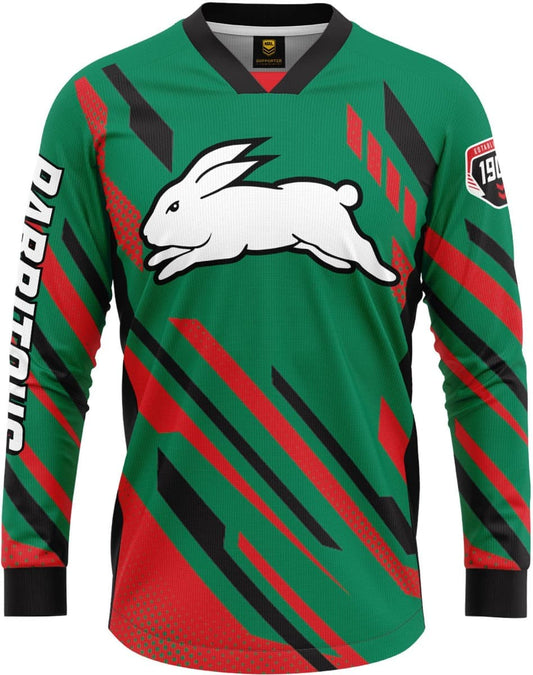 South Sydney Rabbitohs NRL Mens Motor Cross MX Jersey South Sydney Rabbitohs NRL Mens Motor Cross MX Jersey