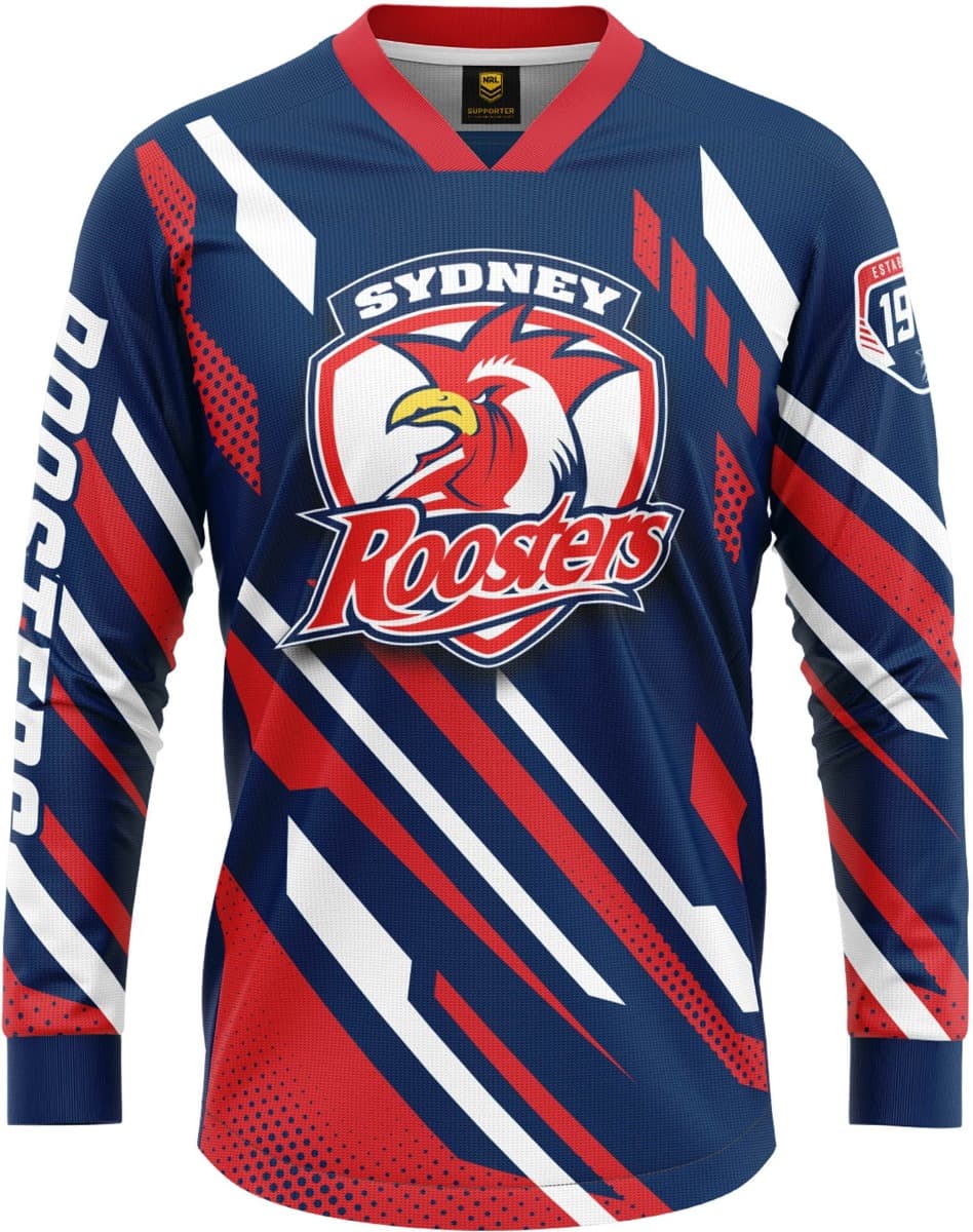 Sydney Roosters NRL Mens Motor Cross MX Jersey Sydney Roosters NRL Mens Motor Cross MX Jersey