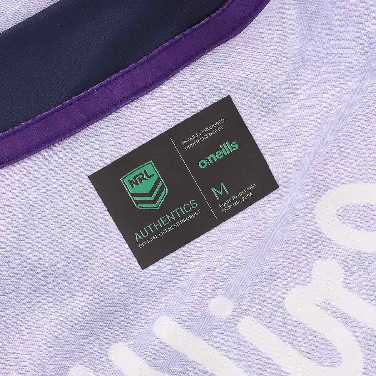 Melbourne Storm 2024 NRL Mens Purple Training Shirt