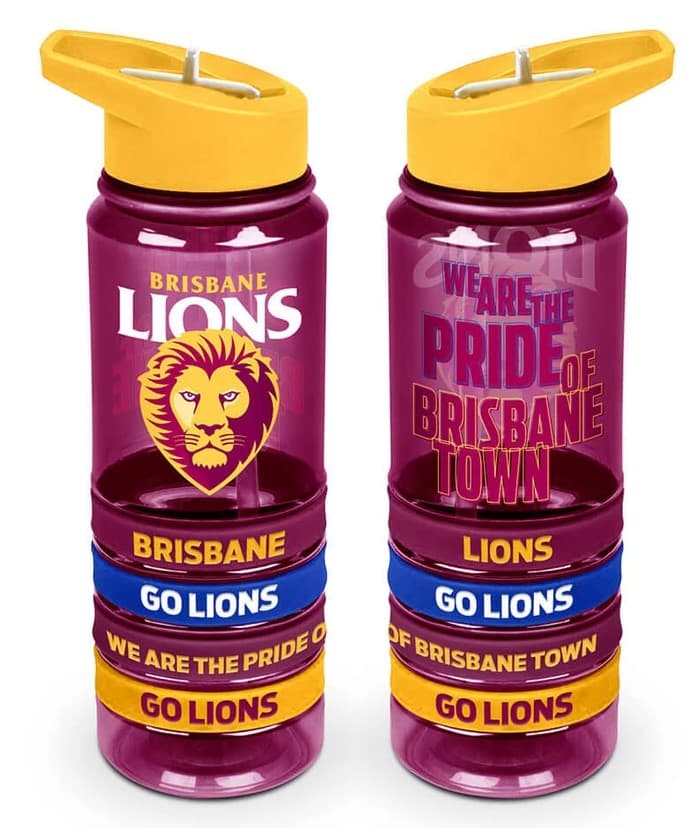 Brisbane Lions AFL Tritan Bottle and Arm Bands