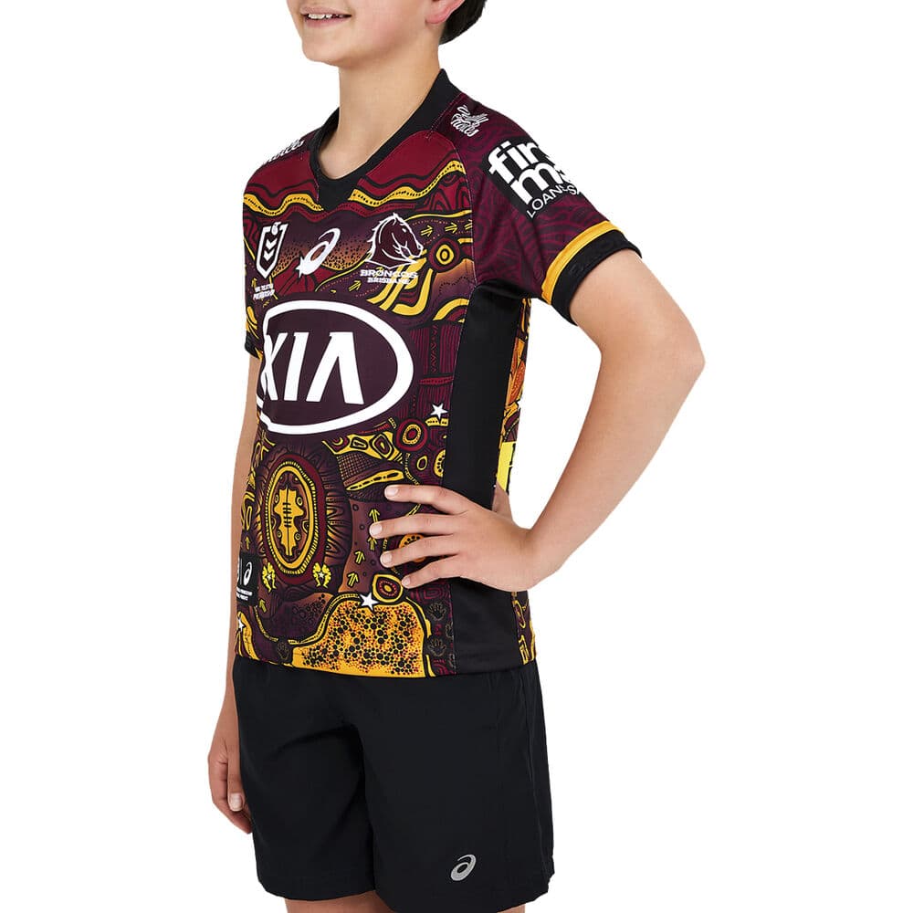 Brisbane Broncos NRL Kids Indigenous Jersey