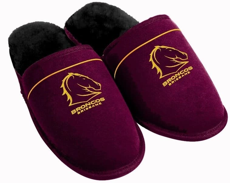 Brisbane Broncos NRL Mens Slippers Brisbane Broncos NRL Mens Slippers