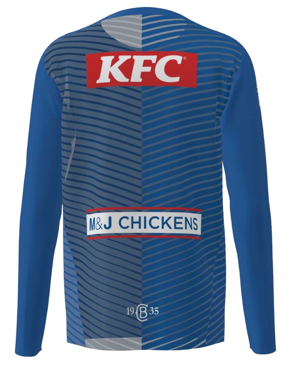 Canterbury Bulldogs NRL Mens Long Sleeve Training Shirt