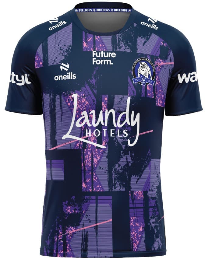 Canterbury Bulldogs 2025 NRL Mens Captains Run Tee