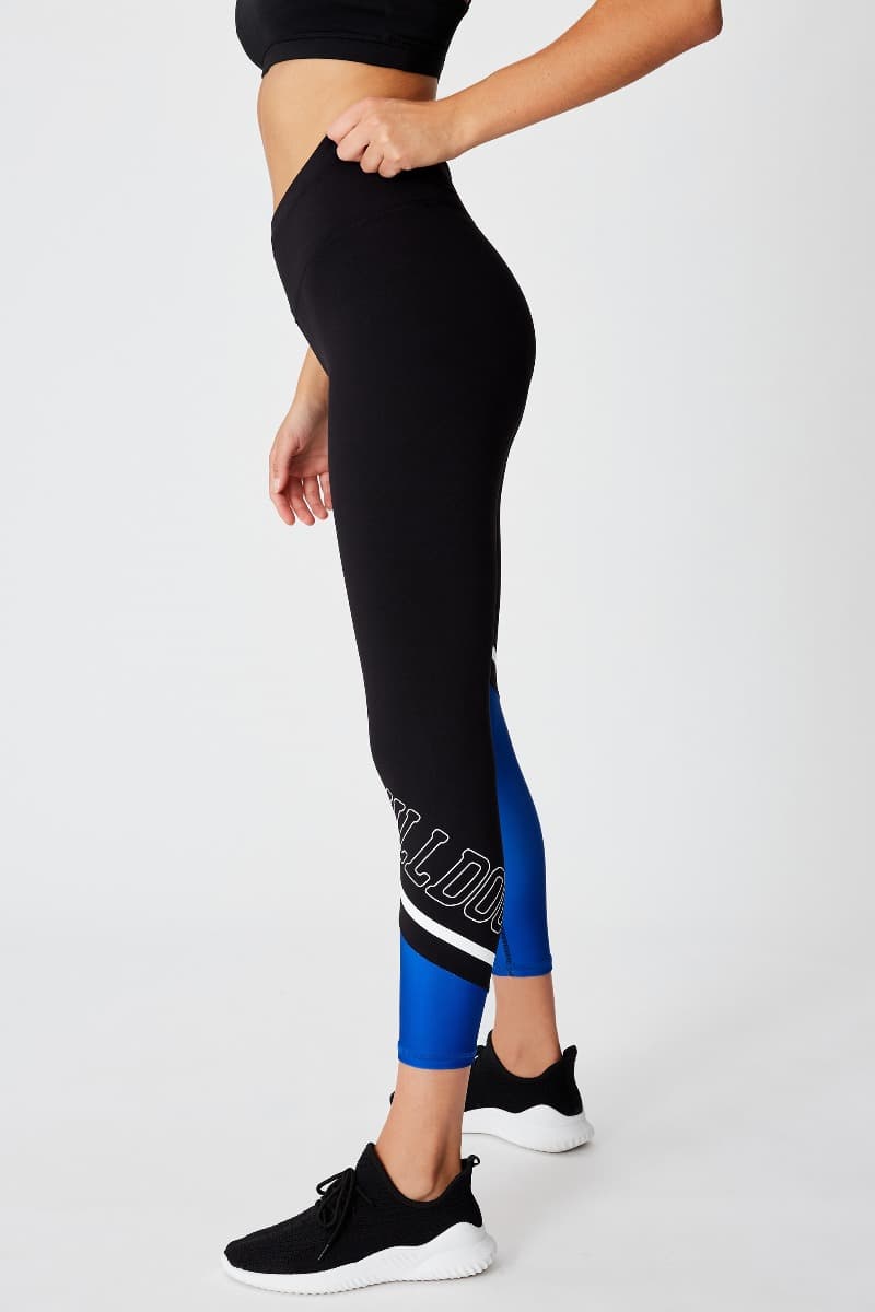Canterbury Bulldogs NRL Ladies Contrast Tights