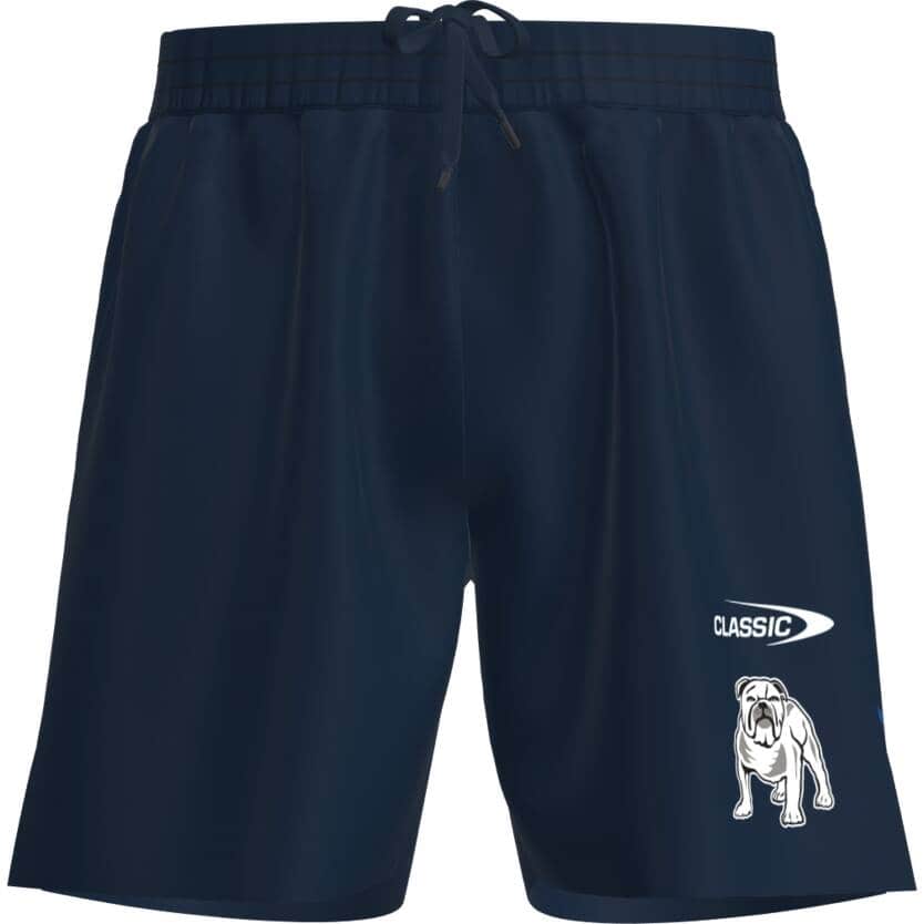 Canterbury Bulldogs NRL Mens Training Shorts - Zipper
