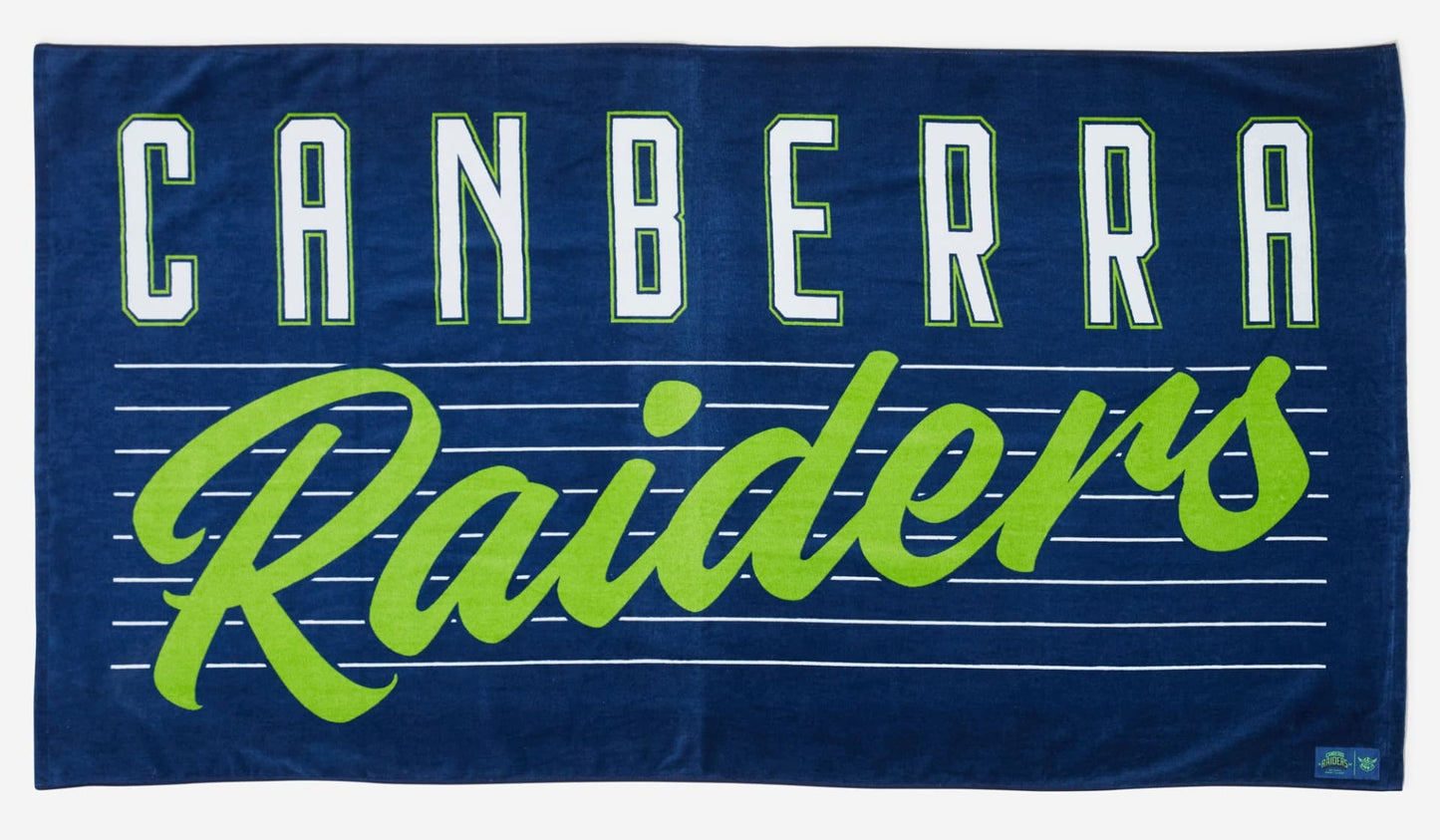 Canberra Raiders NRL Headline Mega Beach Towel 170cm x 90cm