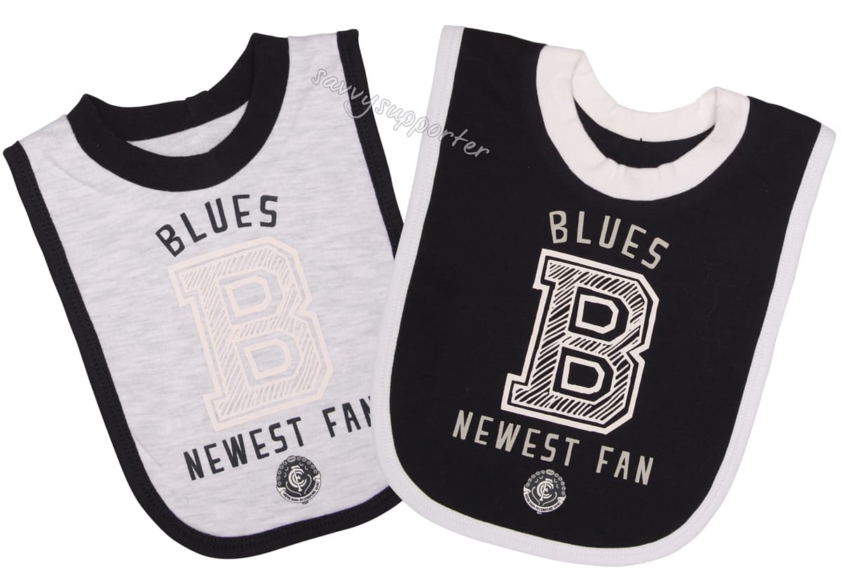 Carlton Blues Baby Bib 2 Pack BNIP