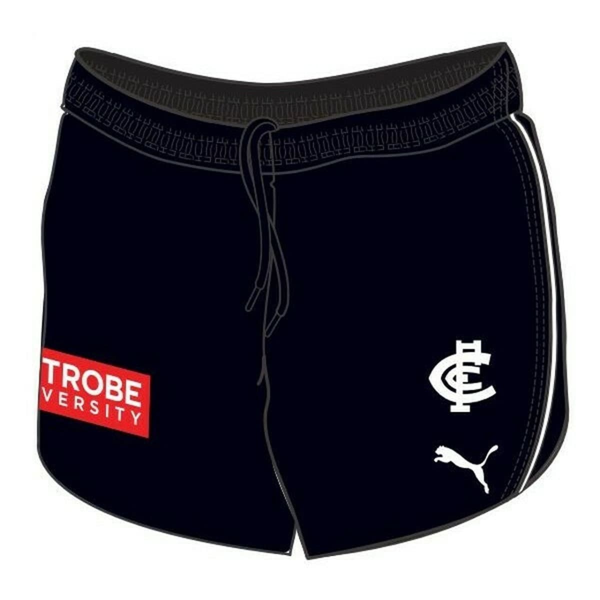 Carlton Blues AFL Mens Running Shorts