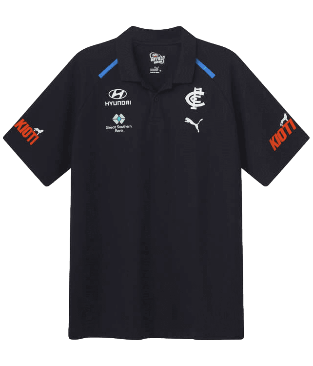 Carlton Blues 2024 AFL Mens Team Polo Shirt
