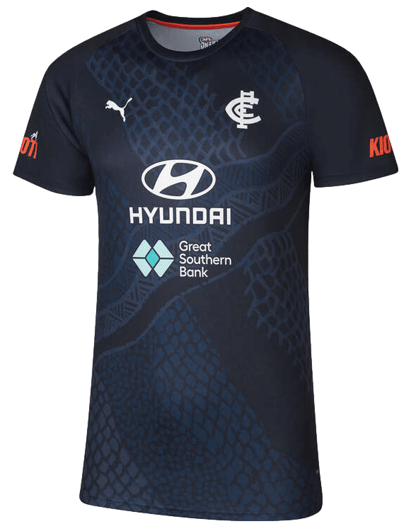 Carlton Blues 2024 AFL Mens Navy Training Shirt